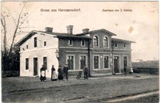 Cartolina hermannsdorf męcink usato  Spedire a Italy