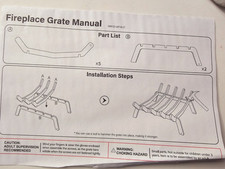 Fireplace log grate for sale  Westfield