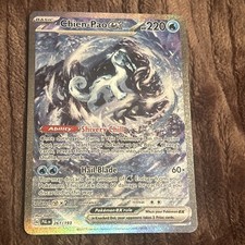 Pokemon 2023 SV Paldea Evolved Chien-Pao EX #261/193, usado comprar usado Pokemon 2023 SV Paldea Evolved Chien-Pao EX #261/193, usado comprar usado  Enviando para Brazil