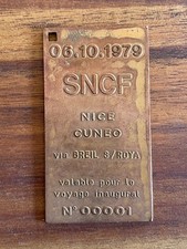 Billet sncf métal d'occasion  Marseille IV