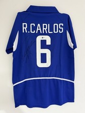 Camisa assinada por Roberto Carlos Brasil *COPA DO MUNDO* RARA ACG CERTIFICADO DE AUTENTICIDADE E PROVA DE VÍDEO comprar usado Camisa assinada por Roberto Carlos Brasil *COPA DO MUNDO* RARA ACG CERTIFICADO DE AUTENTICIDADE E PROVA DE VÍDEO comprar usado  Enviando para Brazil