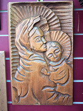 Religious carved wooden for sale  GRAVESEND