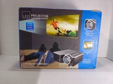 Mini projetor de entretenimento LED portátil sistema de imagem LCD projetos até 60", usado comprar usado  Enviando para Brazil
