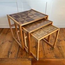 Vintage nest wooden for sale  FAREHAM