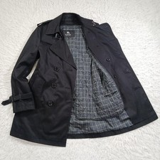 Trench coat Burberry Black Label forro Nova Check preto para homens EUA tamanho XS autêntico comprar usado  Enviando para Brazil
