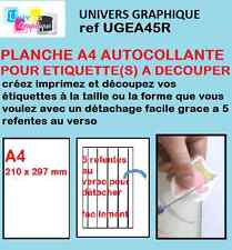 Feuille autocollant spécial d'occasion  Trun