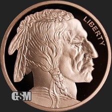 Copper round buffalo for sale  Manhattan