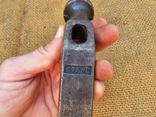 RARO VINTAGE "AÇO" SAPATEIROS ALEMÃES SAPATEIROS CABEÇA DE MARTELO FORJADA À MÃO ANTIGO comprar usado  Enviando para Brazil
