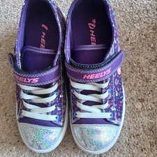 Girls purple heelys for sale  DARVEL