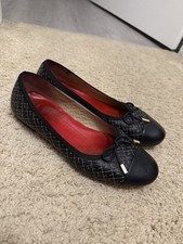 Usado, Sapatilhas de balé CH Carolina Herrera couro preto tamanho 42 (EUA 11) bom estado comprar usado  Enviando para Brazil