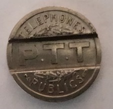 1937 jeton téléphone d'occasion 1937 jeton téléphone d'occasion  Mont-près-Chambord