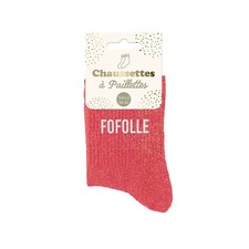 Chaussettes roses paillettes d'occasion  Cholet
