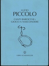 Canti barocchi gioco usato  Cambiago