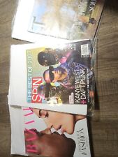 Spin Magazine Kanye West And Daft Punk No Label plus New York times 2015 Bazaar, usado comprar usado  Enviando para Brazil