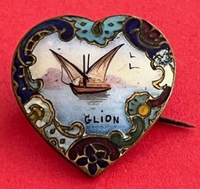 Ancienne broche émaillée d'occasion  Sallanches