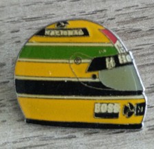 Pin casque ayrton d'occasion  Saint-Égrève