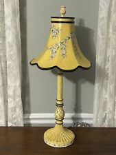 Usado, Abajur de mesa provincial francês amarelo e azul 16" comprar usado  Enviando para Brazil