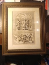 Quadro incisione roma usato  Catania