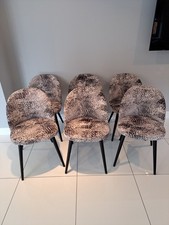 leopard print chairs for sale  GRAYS
