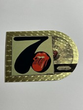 2025 Panini Prizm Rolling Stones Sucking In The Seventies 1/5 Gold Vinyl Bookend comprar usado  Enviando para Brazil