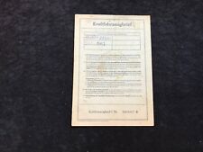 Fahrzeugbrief kraftfahrzeug br gebraucht kaufen  Kulmbach