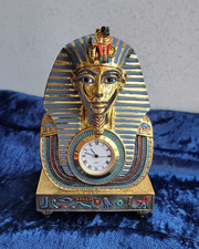 Mask tutankhamun clock for sale  GRAVESEND