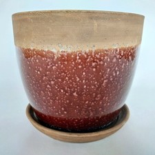 Brown glazed planter for sale  Baltimore