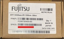 Transceptor Fujitsu FC9573D430-I03 XFP 10GE ZR 1550nm módulo 80km novo em folha comprar usado  Enviando para Brazil