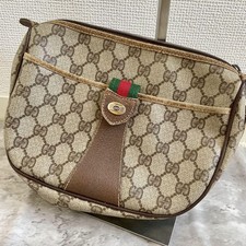 Bolsa de Ombro Gucci Vintage Sherry Line GG Couro Clássica Usada comprar usado  Enviando para Brazil