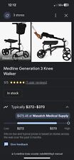 Medline generation knee for sale  Garfield