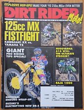 Usado, Dirt Rider February 1993 Vintage Motocross Magazine 125cc MX Kawasaki vs Yz SX comprar usado  Enviando para Brazil