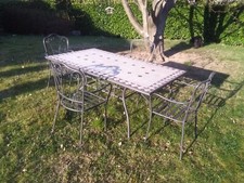 Tavolo giardino ferro usato  Varallo