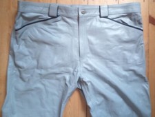 Lederjeans w44 grau gebraucht kaufen  Berlin