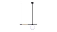 Lampa wisząca TAMBO na E27, szklana kula klosz matowy biały, styl boho K-4950 Ka na sprzedaż  PL