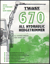 Twose 670 hydraulic for sale  DRIFFIELD