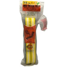 KIT PARADISE RE-WEB PARADO Reparo de Cadeira de Pátio Gramado AMARELO, BRANCO E PRETO 2 1/4” x 60' comprar usado  Enviando para Brazil