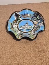 Cinzeiro vintage anos 70 Walt Disney World Magic Kingdom 7” prato de vidro com babados comprar usado  Enviando para Brazil