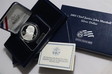 🧭 🇺🇸 EUA 2005 DÓLAR PRATA PROVA CAIXA JOHN MARSHALL + CERTIFICADO DE AUTENTICIDADE B84 #529 comprar usado  Enviando para Brazil