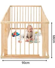 Wooden playpen for sale  BILSTON