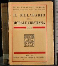 Sillabario della morale usato  Ariccia