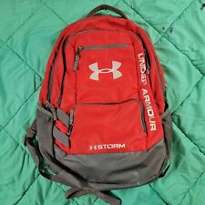 Under Armour Storm UA Hustle II Adultos Unissex Mochila Vermelha Sports Travel School comprar usado  Enviando para Brazil