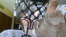 Fancy metal lamp for sale  Alpaugh