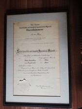 Verleihungsurkunde einen preu� gebraucht kaufen  Halle