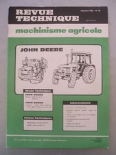 Revue technique tracteur d'occasion  Romans-sur-Isère