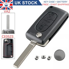 Peugeot 3button flip for sale  UK