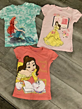 Camisetas Disney Princesa/Ariel/Belle-Meninas-Tamanho 5-Ótimo Estado comprar usado  Enviando para Brazil