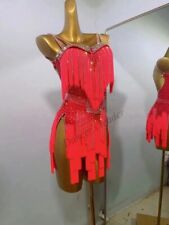 Lote Vestido Profesional Danza Latina Alta Gama Borla Tango Estándar Escenario Ropa segunda mano  Embacar hacia Mexico