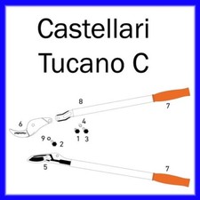 Ricambi troncarami castellari usato  Cesena