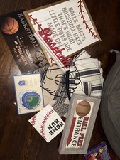 Baseball wall decor for sale  Liberty