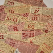 1940s bus tickets for sale  Clarksville